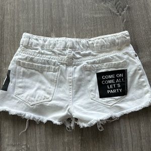 Zara denim shorts